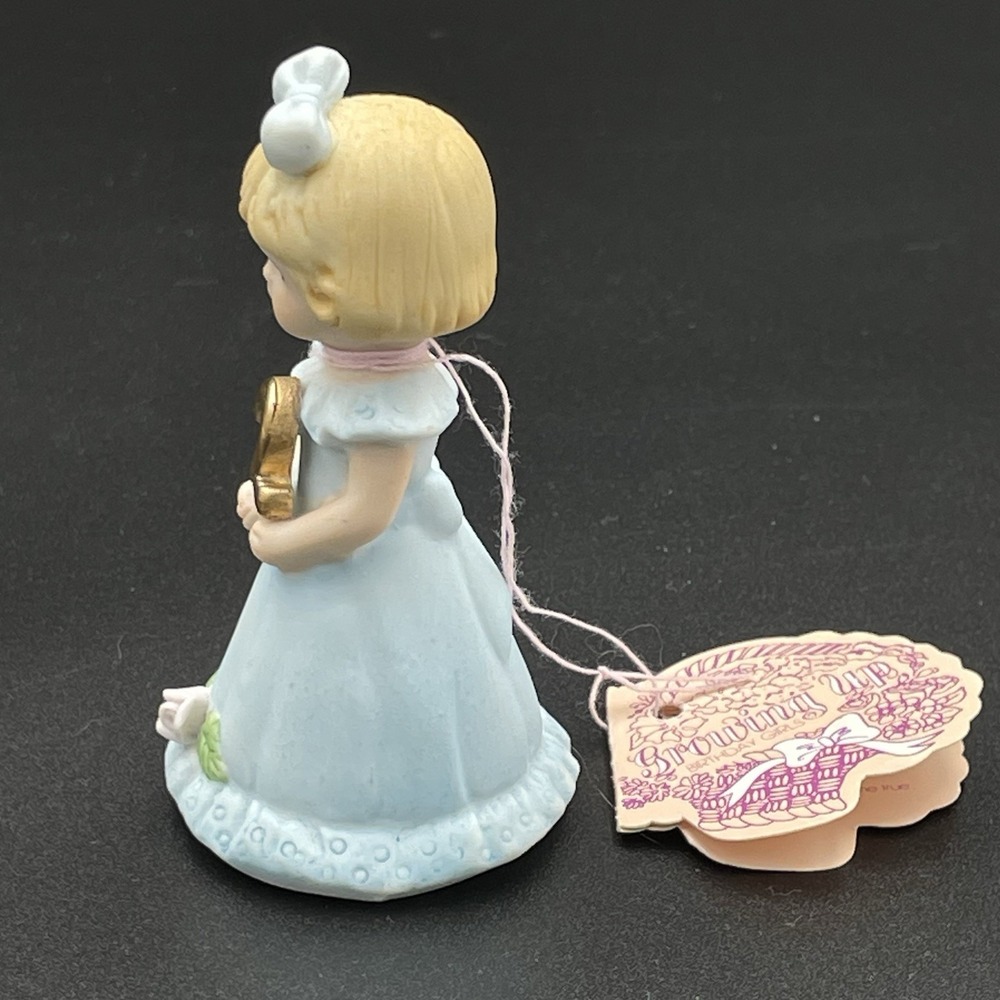 Vintage ENESCO Growing Up Birthday Girls Age 2 1981 Blonde Doll Mint W/ Tags - Picture 2 of 11